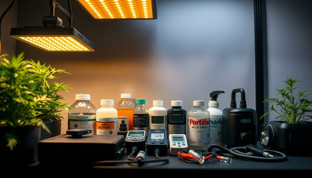 Ausrüstung für Growbox