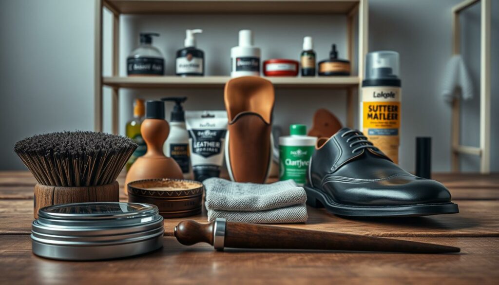 Grundausstattung für professionelle Schuhpflege