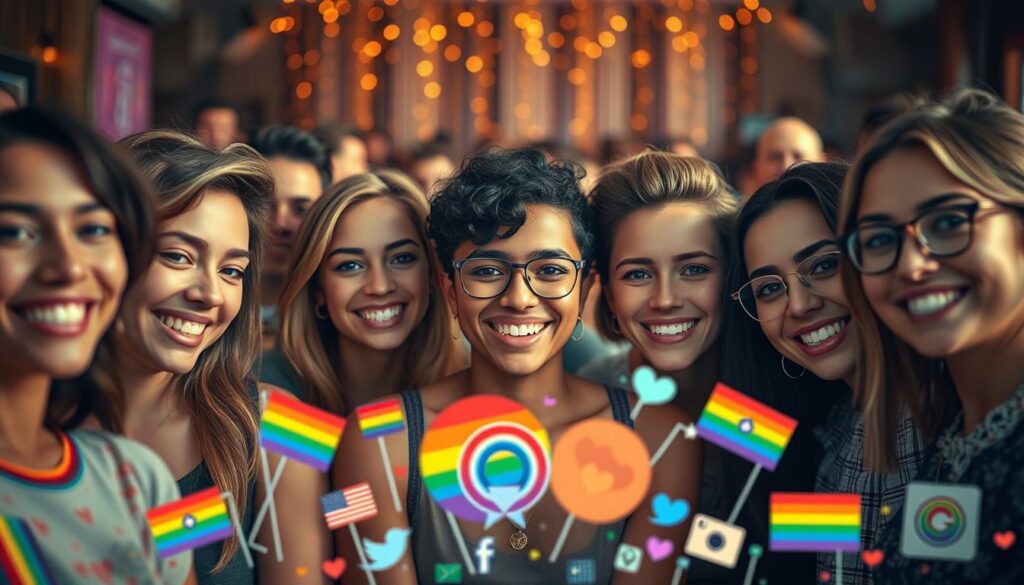 lgbtq community Sichtbarkeit online