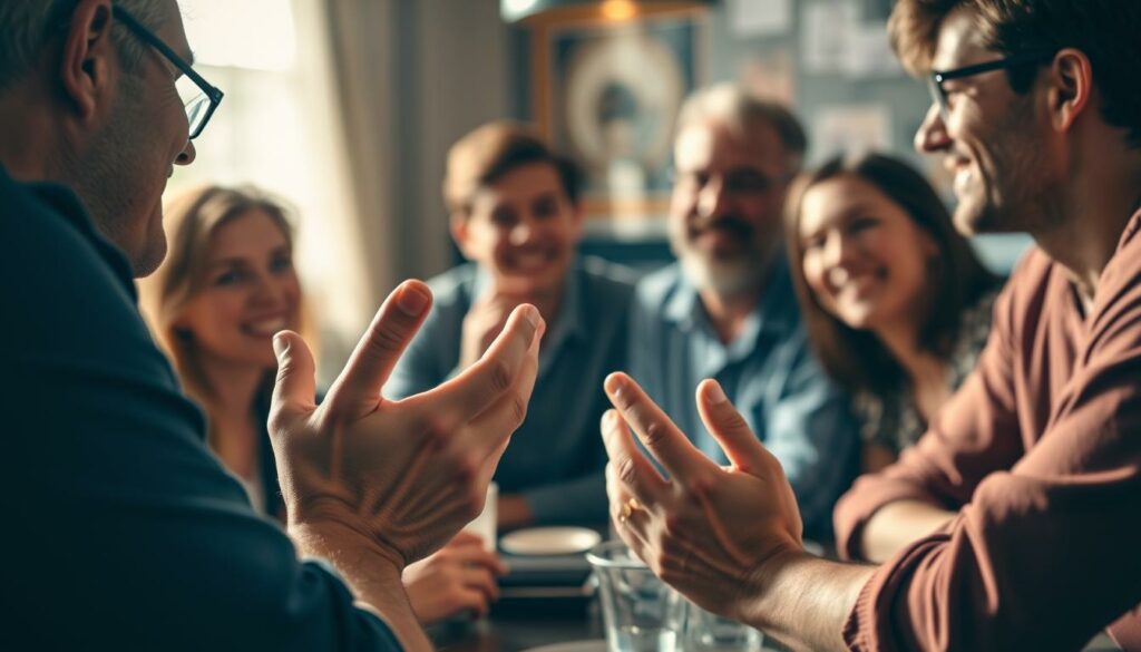 soziale Bindungen durch gemeinsame Interessen