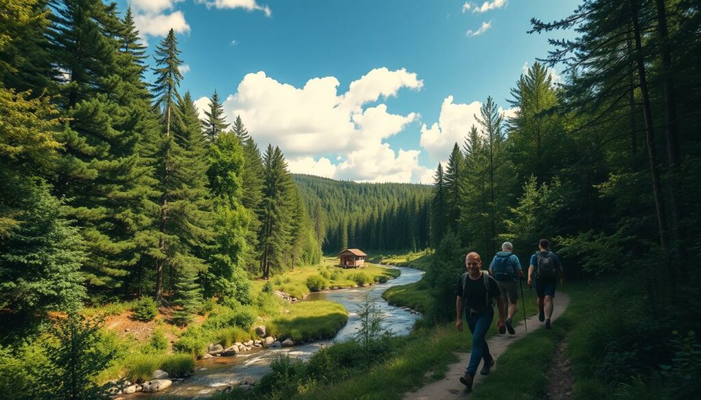 Outdoor Aktivitäten in der Natur