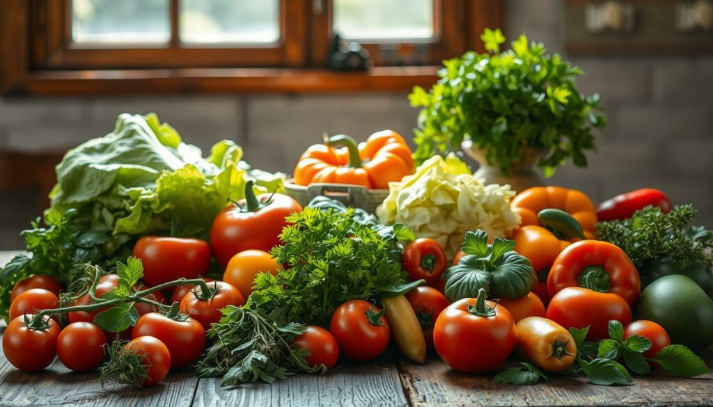 vegetarische Rezepte mit frischen Zutaten