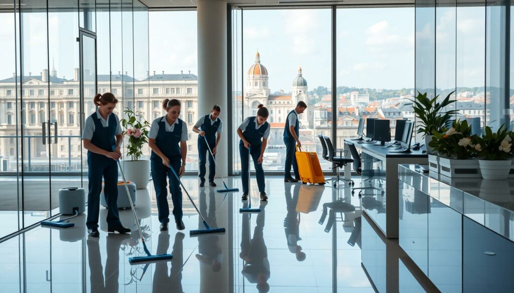 Reinigungsdienste Wien Betriebe professionelle Büroreinigung