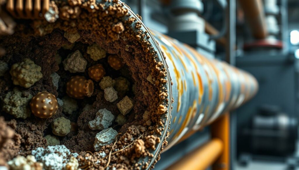 Wie entstehen Ablagerungen in Rohren? Inkrustation in Rohrsystem