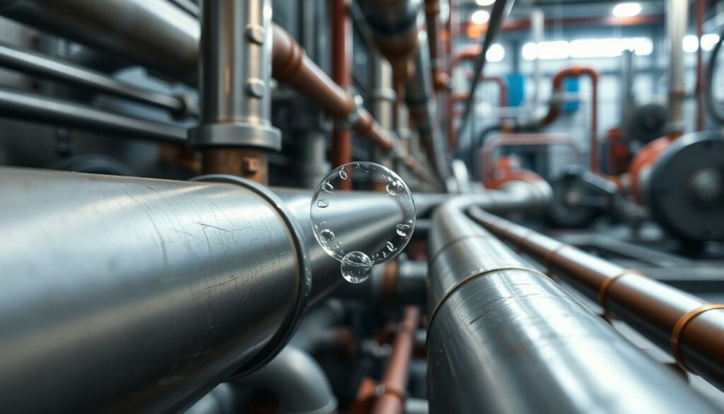 Lufteinschlüsse Rohrleitungen Probleme