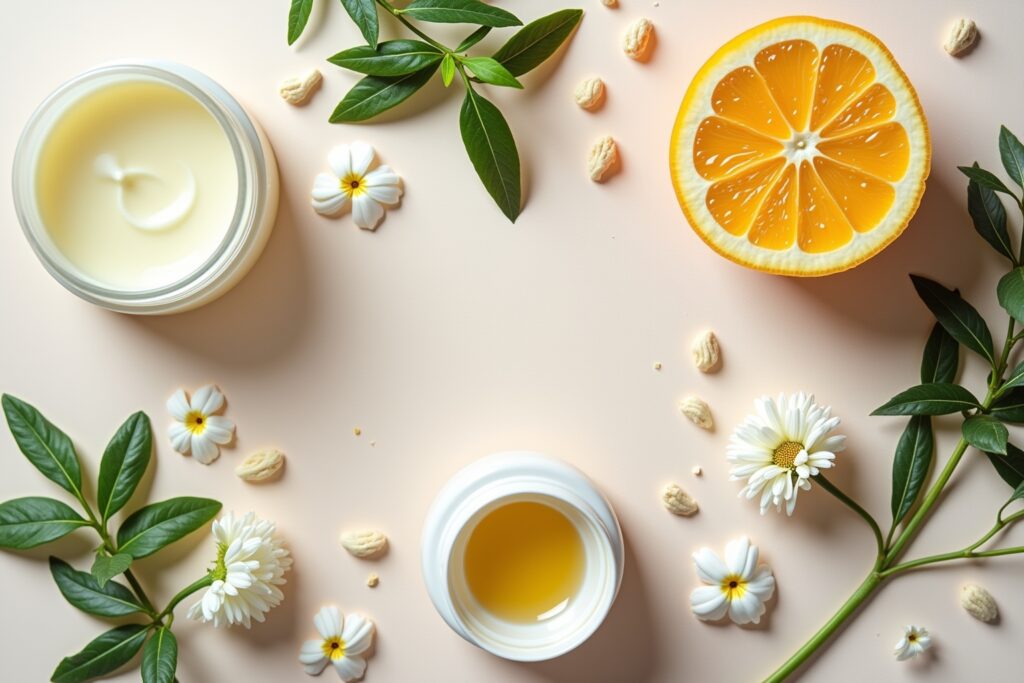 Natürliche Inhaltsstoffe in Pflegeprodukten